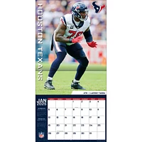 NFL Houston Texans Wall 2025 Calendar - Online Exclusive