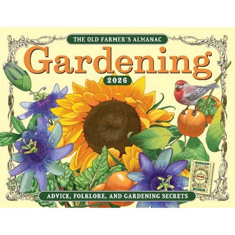 Old Farmers Almanac Gardening 2026 Wall Calendar