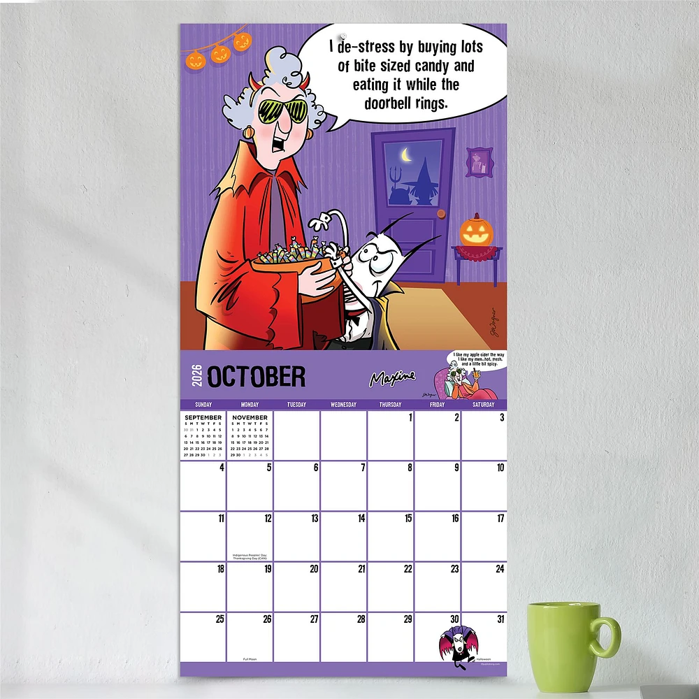 Maxine 2026 Wall Calendar