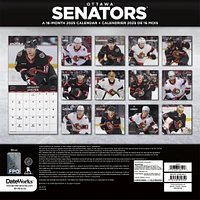 Ottawa Senators Bilingual Wall 2025 Calendar