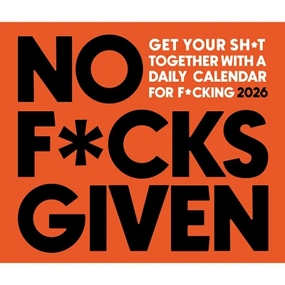 No Fucks Given 2026 Box Calendar - Online Exclusive