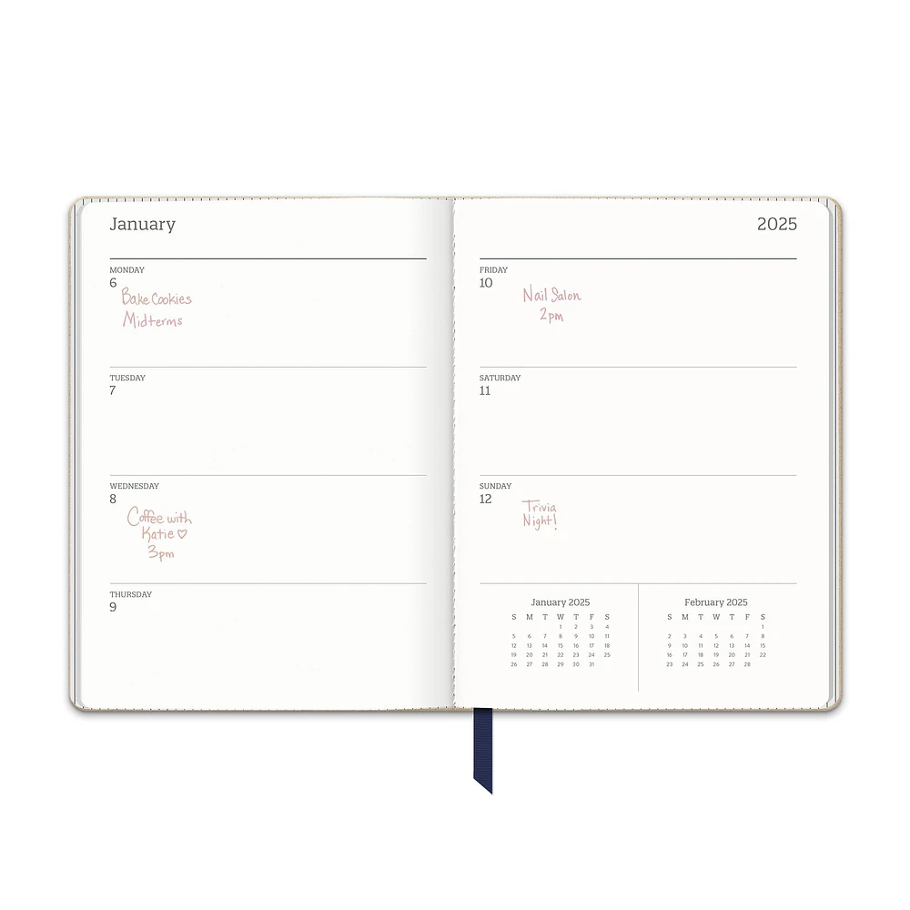 Dots On Twilight Blue Planner 2025 Calendar