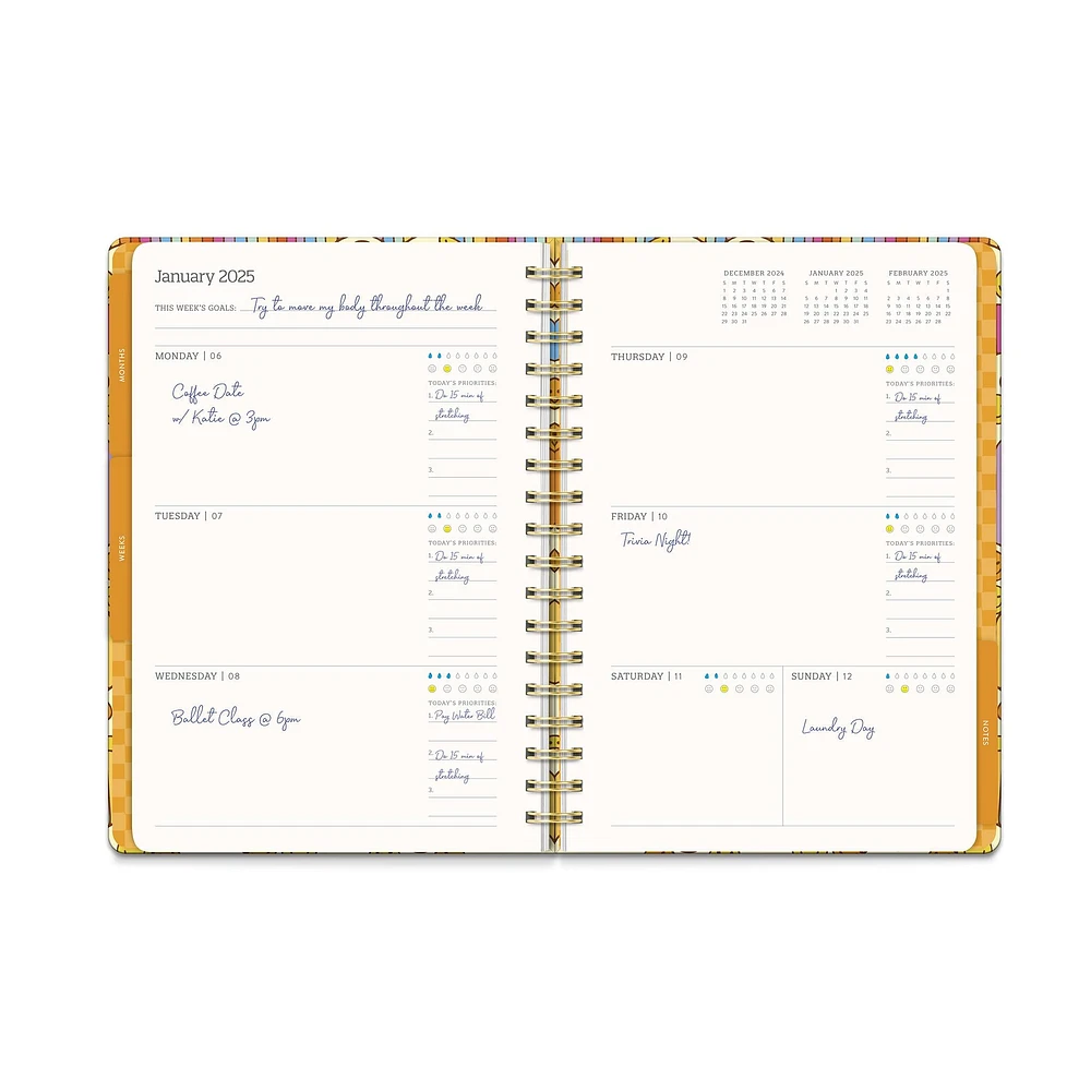 Good Times Tri-Tab Planner 2025 Calendar