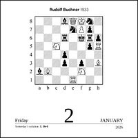 Chess 2026 Box Calendar