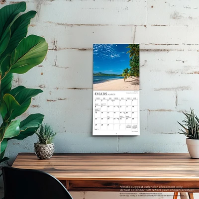 Iles Tropicales 2026 Mini Calendar (French)