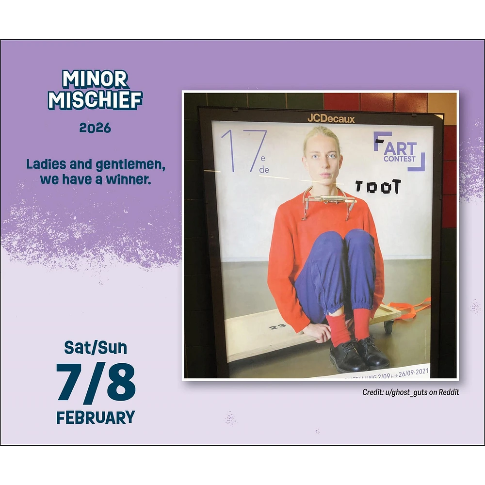 Minor Mischief 2026 Box Calendar - Online Exclusive