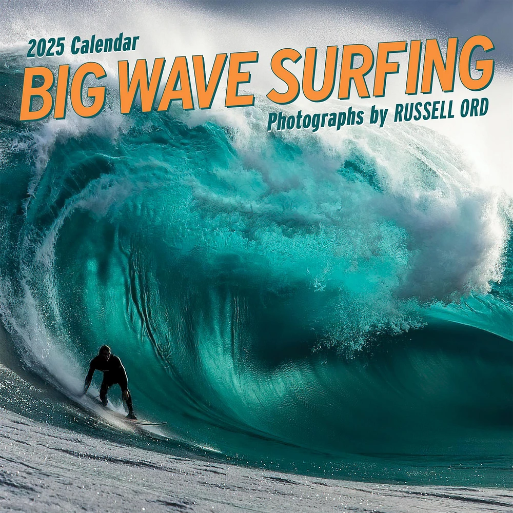 Big Wave Surfing Wall 2025 Calendar - Online Exclusive