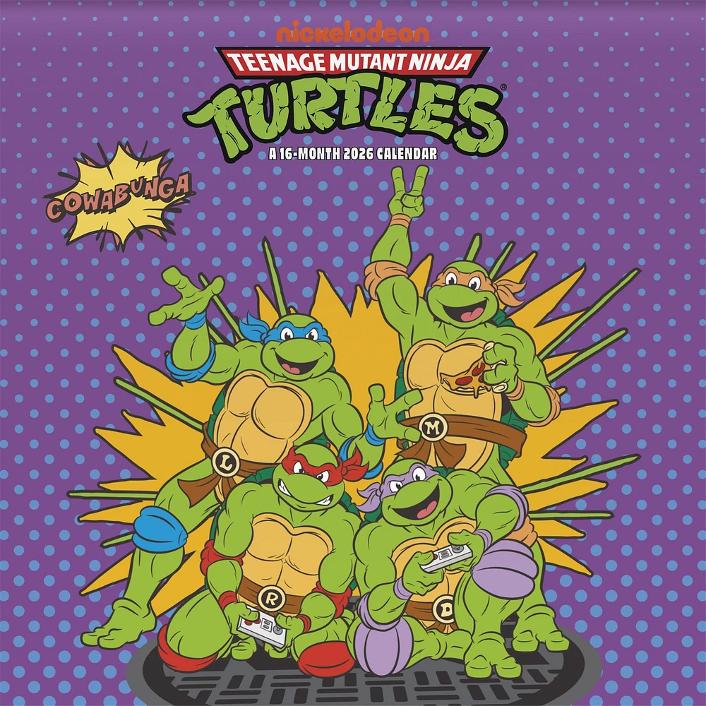 Teenage Mutant Ninja Turtles 2026 Wall Calendar
