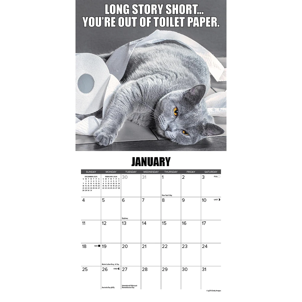 Catastrophe 2026 Mini Calendar