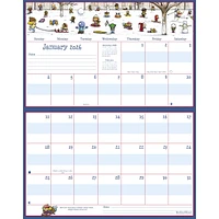 Motherword Magnetic Fridge English 2026 Wall Calendar