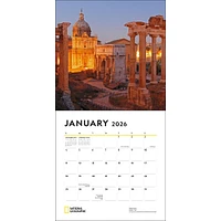 National Geographic Journeys Of A Lifetime 2026 Wall Calendar - Online Exclusive