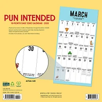 Pun Intended 2026 Wall Calendar