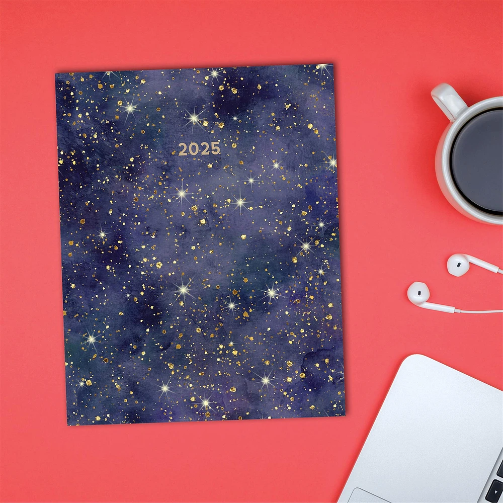 Starry Night Monthly Planner 2025 Calendar