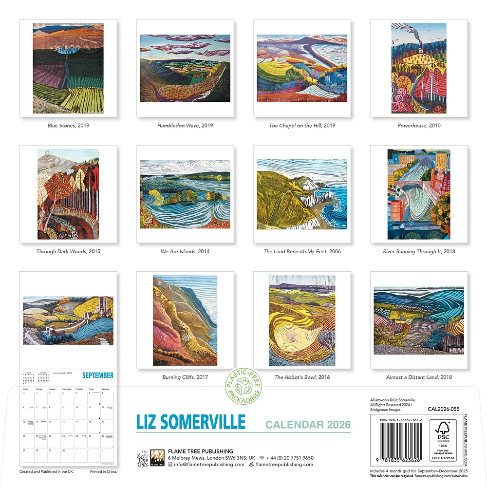 Liz Somerville 2026 Wall Calendar - Online Exclusive