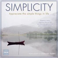 Simplicity 2026 Wall Calendar