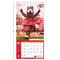 NFL Kansas City Chiefs Mini 2025 Calendar - Online Exclusive