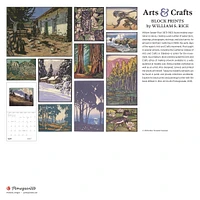 Arts & Crafts Block Prints 2026 Wall Calendar - Online Exclusive