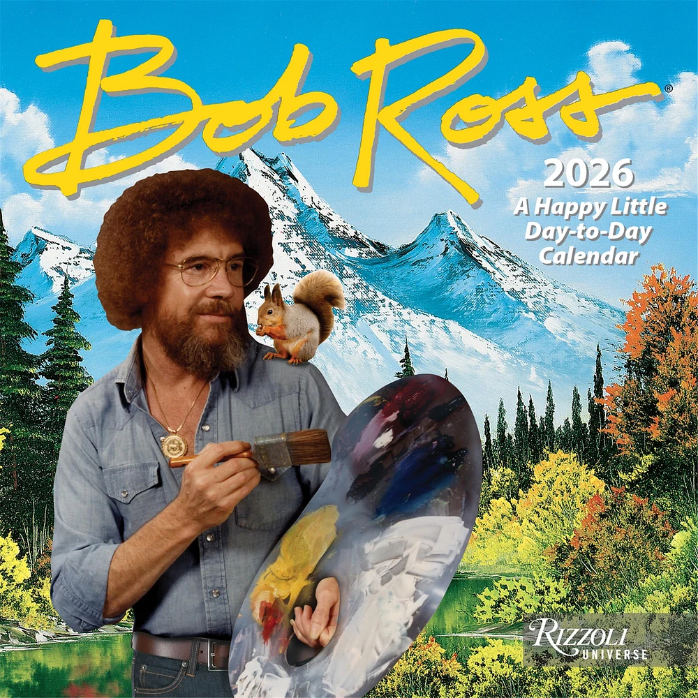 Bob Ross 2026 Box Calendar