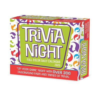 Trivia Night Daily 2026 Box Calendar - Online Exclusive