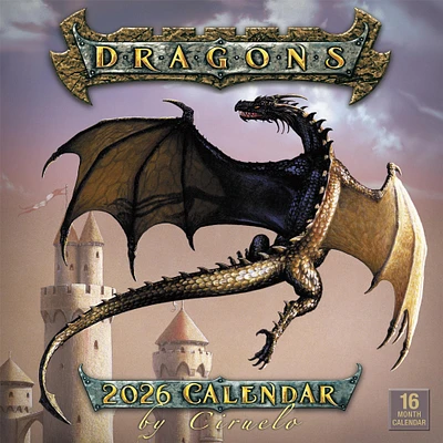 Dragons By Ciruelo 2026 Wall Calendar - Online Exclusive