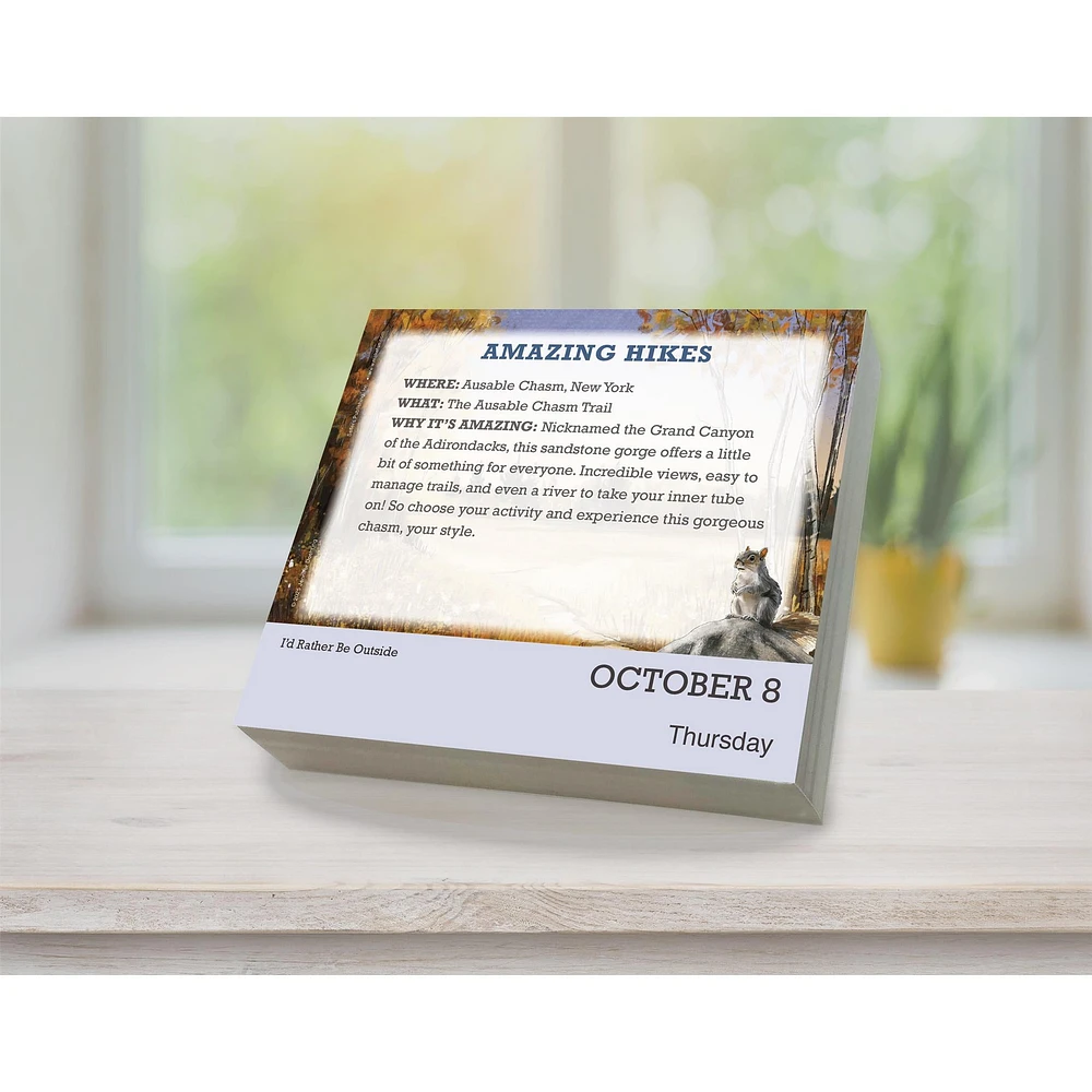I'd Rather Be Outside 2026 Box Calendar - Online Exclusive