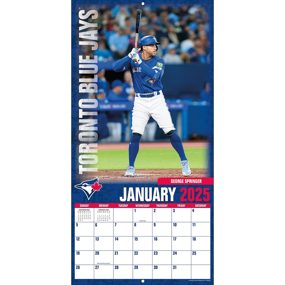 MLB Toronto Blue Jays Mini 2025 Calendar