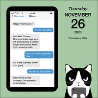 Texts From Mittens The Cat 2026 Box Calendar