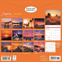 Sunrise Sunset 2026 Wall Calendar