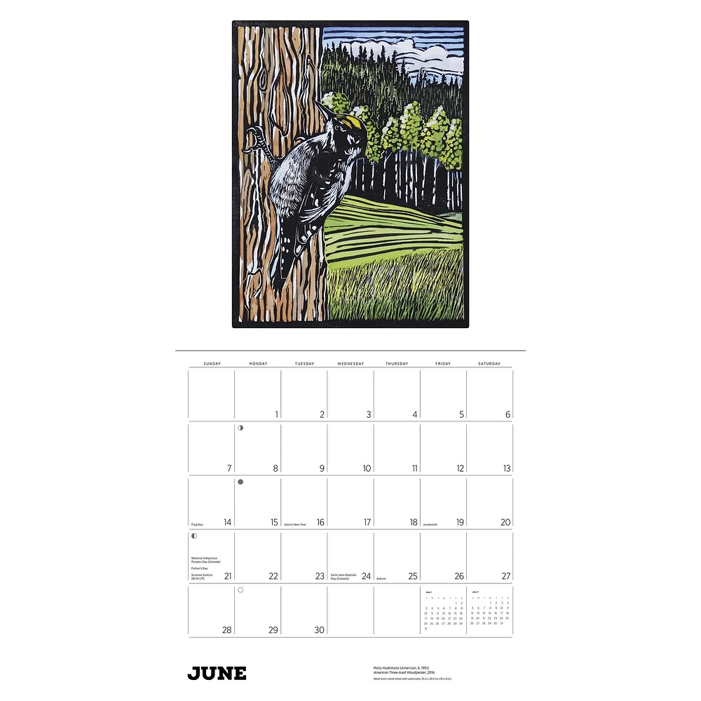 Molly Hashimoto Birds 2026 Wall Calendar