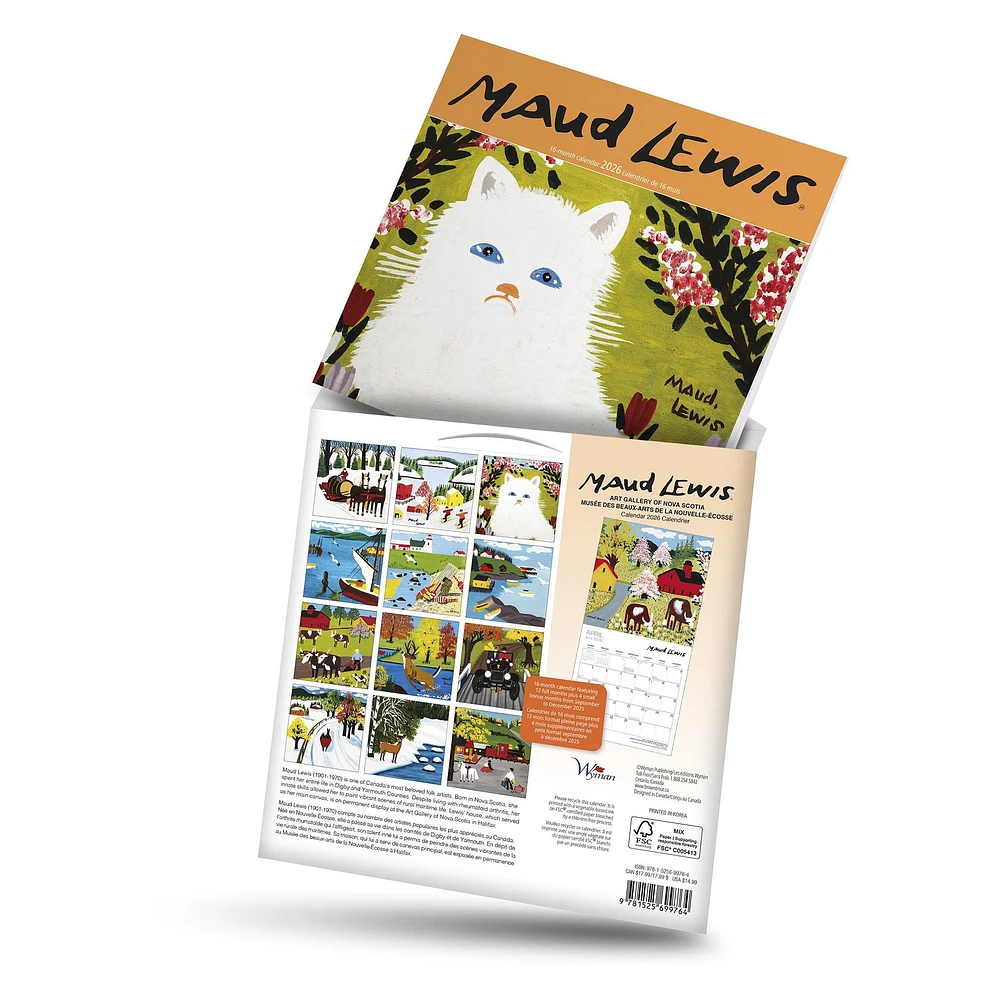 Maud Lewis 2026 Mini Calendar