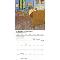 Van Gogh 2026 Mini Calendar