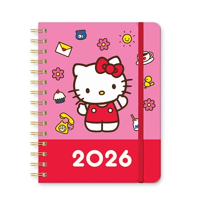 Hello Kitty Playful Pink Deluxe 2026 Planner Calendar