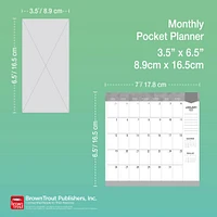 Big And Bright Large Print 2026 2 Yr Pocket Planner Calendar - Online Exclusive