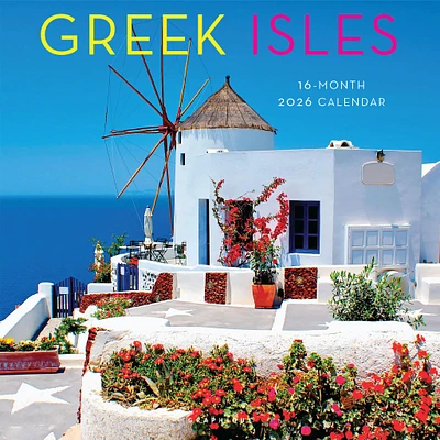 Greek Isles 2026 Wall Calendar - Online Exclusive