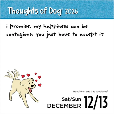 Thoughts Of Dog 2026 Box Calendar