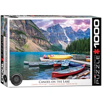 Canoes on the Lake Nature 1000 Piece Puzzle - FINAL SALE