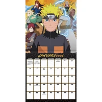 Naruto Shippuden 2026 Wall Calendar