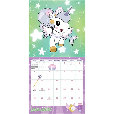 Mermicorno Starfall with Stickers 2026 Wall Calendar - Online Exclusive