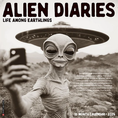 Alien Diaries 2026 Wall Calendar - Online Exclusive