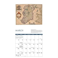 Antique Maps Wall 2025 Calendar