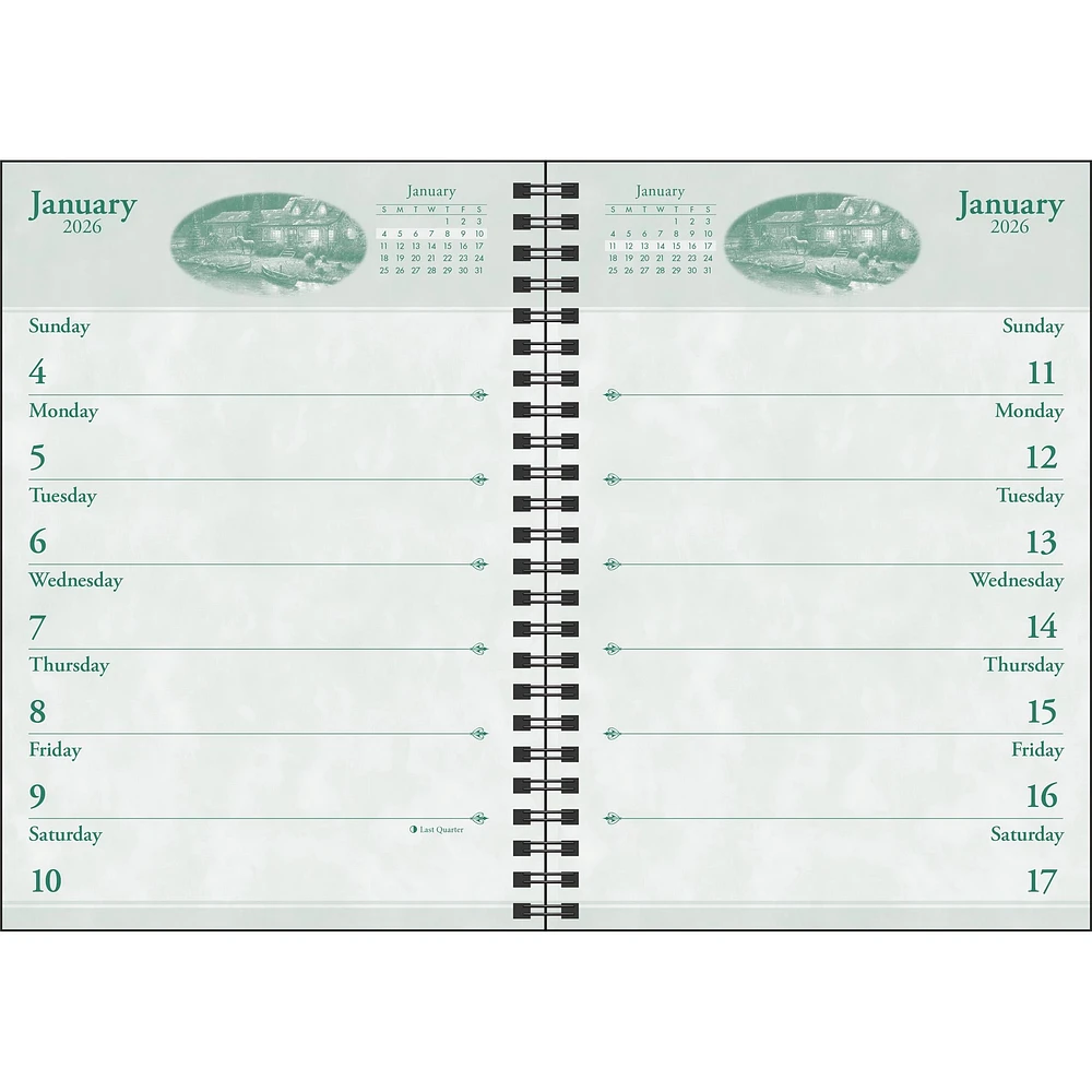Thomas Kinkade Studios With Scripture 2026 Engagement Calendar