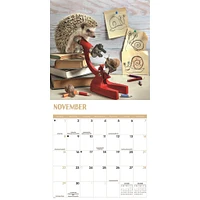 Hedgehogs 2026 Wall Calendar