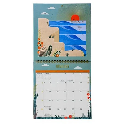 Wonderful World Wireo Wall 2025 Calendar