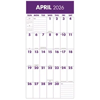 Mega Grid 2026 Wall Calendar