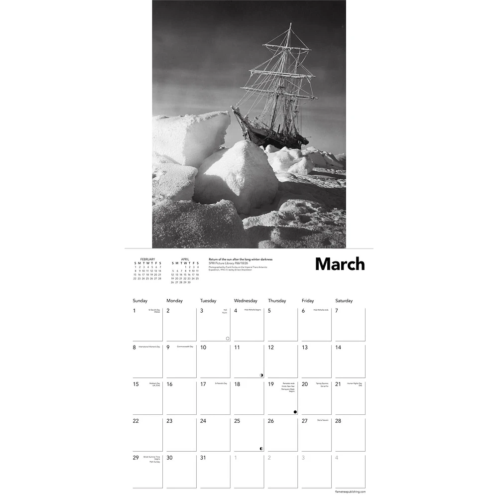 The Polar Museum 2026 Wall Calendar - Online Exclusive