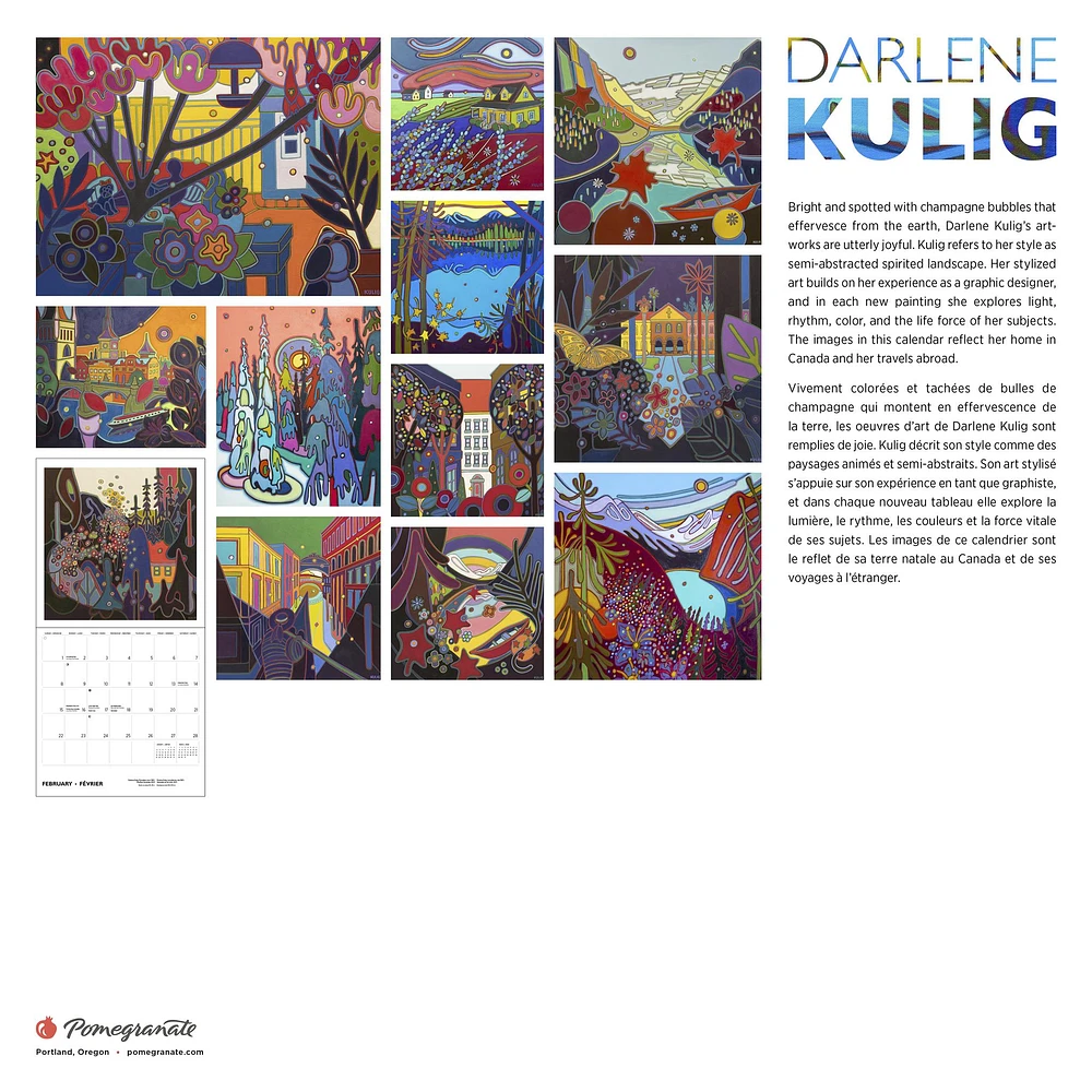 Darlene Kulig 2026 Wall Calendar