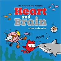 Heart And Brain Wall 2025 Calendar