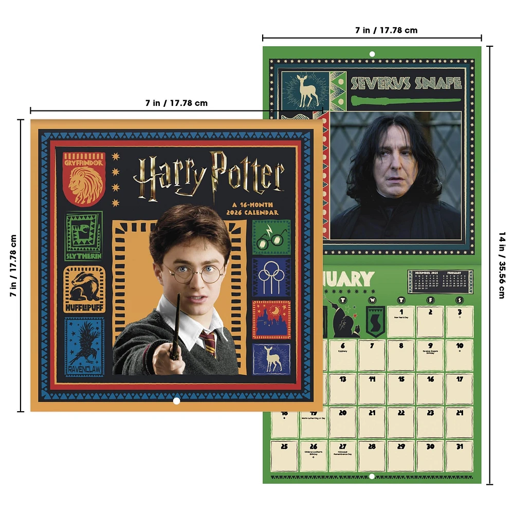Harry Potter 2026 Mini Calendar