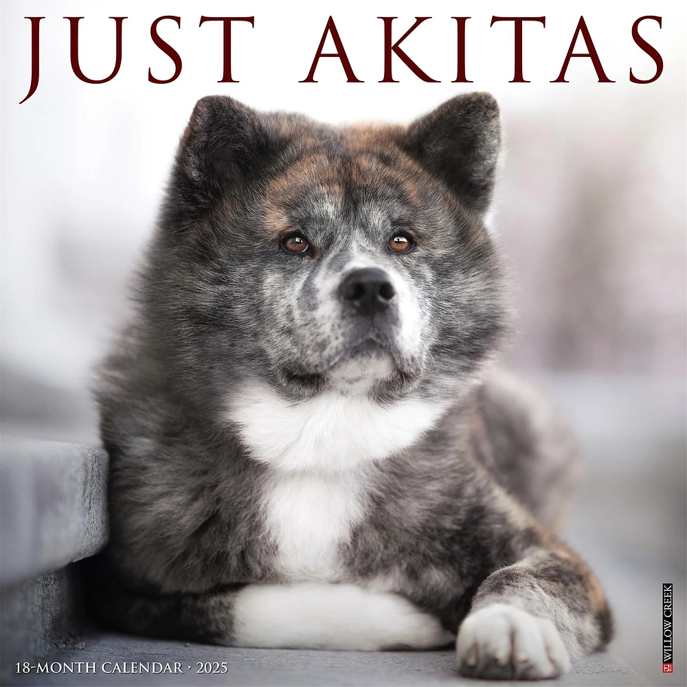 Just Akitas Wall 2025 Calendar - Online Exclusive