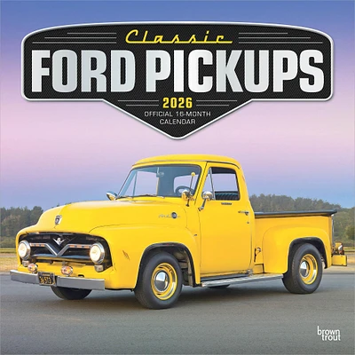Ford Pickups Classic 2026 Wall Calendar